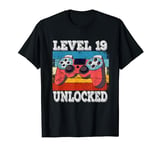 Gamer Level 19 Unlocked Complete Gaming Controller T-Shirt