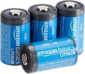 Amazon Basics Lithium CR2 3V Batteries, 4-Pack