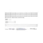 Paulmann 79838 Strip LED MaxLED 500 Kit Comfort Kitchen Touch Sensor incl. 3x3,1 / 3x0,6 watts gradable Bande lumineuse Argent barres lumineuses plastique Blanc chaud 2700 K