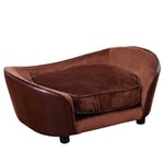 Pet Sofa Chair Dog Couch Bed with Legs, Soft Cushion, for Small Dogs