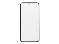 eSTUFF Titan Shield - Skjermbeskyttelse for mobiltelefon - full deksel - glass - rammefarge svart (en pakke 25) - for Apple iPhone 11, XR