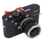 Haoge THB-M24R Metal Hot Shoe Thumb Up Rest Thumbs Up Hand Grip Designed for Leica M Typ240 M240, M-P Typ 240 M240P, M Typ262 M262, M-D Typ 262 Camera Red Better Balance & Grip Convenience