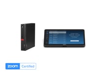 Système de vidéoconférence Logitech Tap IP solution de salle pour Zoom avec Lenovo Tiny - Base Bundle