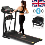 Treadmill Electric Motorized Massager & Incline Foldable Running Machine Home UK