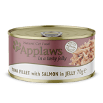 Applaws - 24 x Wet Cat Food in Jelly 70 g - Tuna-salmon
