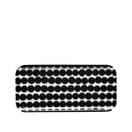 Marimekko - Räsymatto Tray 15X32 cm White, Black - Brickor och underlägg - Trä