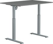 Sun-Flex I höj/sänkbart bord, 120x80, Grå/ljusgrå