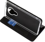 Wave BookCase -suojakotelo, Nokia 5.3, musta
