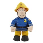 CHARACTER OPTIONS FIREMAN SAM TALKING PLUSH 12 inch soft toy with Fireman Sam phrases, theme tune and sound effects