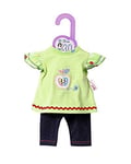 VOUNOT Zapf Creation 870808 Dolly Moda Shirt with Leggings Doll Clothes 28-33 cm Multi-Coloured Multicoloured