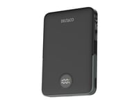 Deltaco Pb-Q1007 - Strömförsörjningsbank - Stand, Magnet, Up To 15W Wireless Charging - 5000 Mah - 19.25 Wh - 20 Watt (24 Pin Usb-C) - Svart
