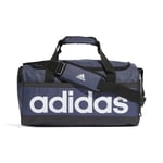 adidas Sports Bag Linear Duffle Bag Small Holdall Football Gym HR5353 Shad. Navy