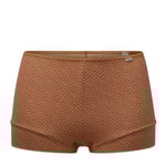 Boxertrosa i Mikrofiber Zig Zag Copper, Avet