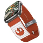 Star Wars - Rebel Squadron 3D Bracelet pour smartwatch - Sous licence officielle, compatible avec toutes les tailles et séries d’Apple Watch (montre non incluse)