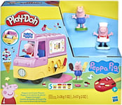 Play-Doh Peppas Ice Cream Playset with Ice Cream Truck, Peppa and George Figure