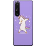 Sony Xperia 1 III Genomskinligt Skal Unicorn Dab