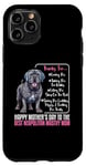 Coque pour iPhone 11 Pro Happy Mother's Day To The Best Napolitan Mastiff Mom