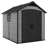 Keter Premier Apex Outdoor Garden Storage Shed - 7.5 x 9ft