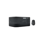 Logitech MK850 Keyboard & Mouse USB Wireless Bluetooth/RF German Black USB