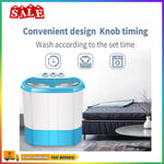 Portable 4.5kg Twin Tub Washing Machine Washer And Spin Dryer Combo