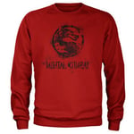 Mortal Kombat Distressed Dragon Sweatshirt, Sweatshirt