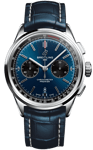 Breitling Watch Premier B01 Chronograph 42 Blue Croco Folding Clasp