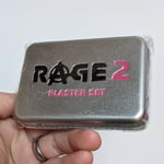 RAGE 2 Metal tin containing EIGHT stylish game plasters / band-aids! UNUSED, NEW