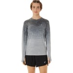 Asics Seamless LS Top Dam XS - Grå Långärmad T-shirt för Löpare, Perfekt Passform och Komfort