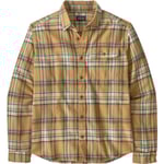 Patagonia Mens L/S LW Fjord Flannel Shirt (Gul (DAYDREAM: BEESWAX TAN) Medium)