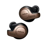 Jabra Elite 65t Earbuds - Passive Noise Cancelling Bluetooth Earphones with Four-Microphone Technology for True Wireless Calls and Music - Copper Black