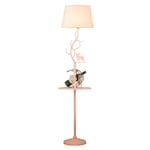 QTWW Standard lampadaire lampadaire Salon étagère Lampe de Table Basse Chaud Moderne Minimaliste créatif Chambre Chevet Lampe Verticale