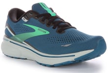 Brooks Ghost 15 Plush Cushion Neutral Lace Up Trainer Turquoise Mens UK 6 - 12