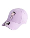 OFFICIAL TROLLS RAINBOW TROLL EMBROIDERED PASTEL PINK STRAPBACK BASEBALL CAP