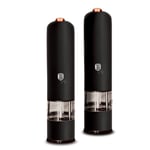 Berlinger Haus - Elektrisk salt- och pepparkvarn H: 23 cm Set om 2 Black Rose Edition