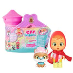 Cry Babies Magic Tears Story House - Collectible surprise fairy tale's doll crying real tears with a Pet, Outfits & Accessories in a story house capsule; Figures for girls & boys 3 years and up