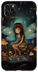 Coque pour iPhone 11 Pro Max Woodland Fairy Glow Champignon lumineux Art