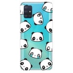 Samsung Galaxy A31 - Gummi cover med printet design - Panda