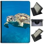 Fancy A Snuggle Sea Turtle In Big Blue Sea Universal Faux Leather Case Cover/Folio for the Samsung Galaxy Tab S 10.5