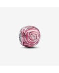 Moments Rose In Bloom Sterling Sølv Charm fra Pandora
