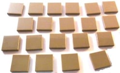 LEGO City 20 Dark Beige Tile with 2x2 Feet - Tiles - Smooth Plates
