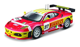 Bburago | Ferrari Racing F430 GT2 Édition 2008 | Reproduction de Voiture Miniature à échelle 1/43 | Rouge | Jouet pour Enfant à Collectionner | B18-36303
