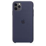 Apple Silicone Case För Iphone 11 Pro Max - Midnight Blue