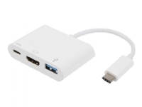 Sinox One - Videoadapter - USB-C han til HDMI, USB Type A, USB-C hun - 15 cm