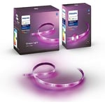 Philips Hue Lightstrip Extension Kit 2M Smart Lighting Strip with 1M Extension