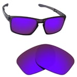 Hawkry Polarized Replacement Lenses for-Oakley Sliver Sunglass Violet Purple
