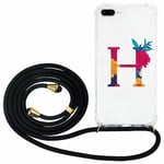 Apple Iphone 8 Plus Glam. Case Band Guld Bokstaven - H