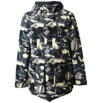 Puma x BWGH Long Sleeve Zip Up Camouflage Mens Fishtail Parka Jacket 567308 DARK
