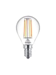Philips LED-glödlampa Classic Mini-ball 4.3W/827 (40W) Clear E14