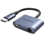 Ugreen USB-C Audio Adapter till USB-C + Mini Jack 3,5 mm