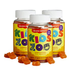 3 x Kids Zoo Vegansk Omega 3 (60 gummies)